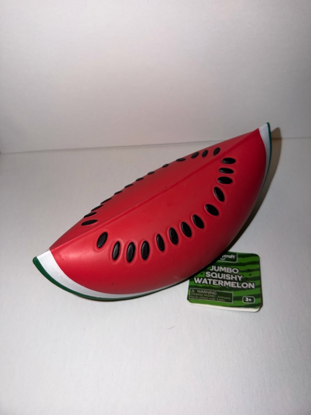 Jumbo Squishy Watermelon Slice - Keycrafts - Five Below - ships ASAP - Picture 3 of 5